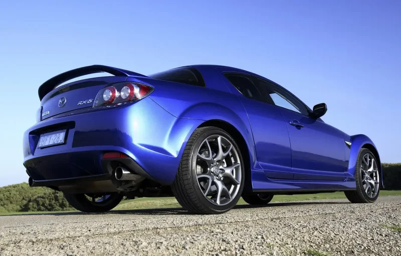 Mazda RX-8 Blue car