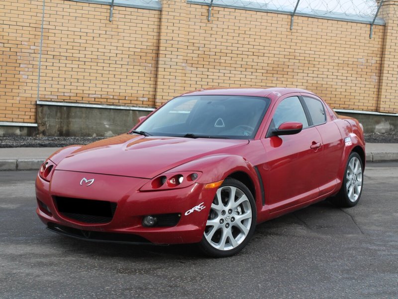 Mazda rx8 красная