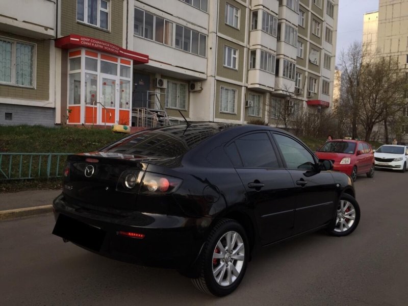 Mazda 3 2008 бордовая