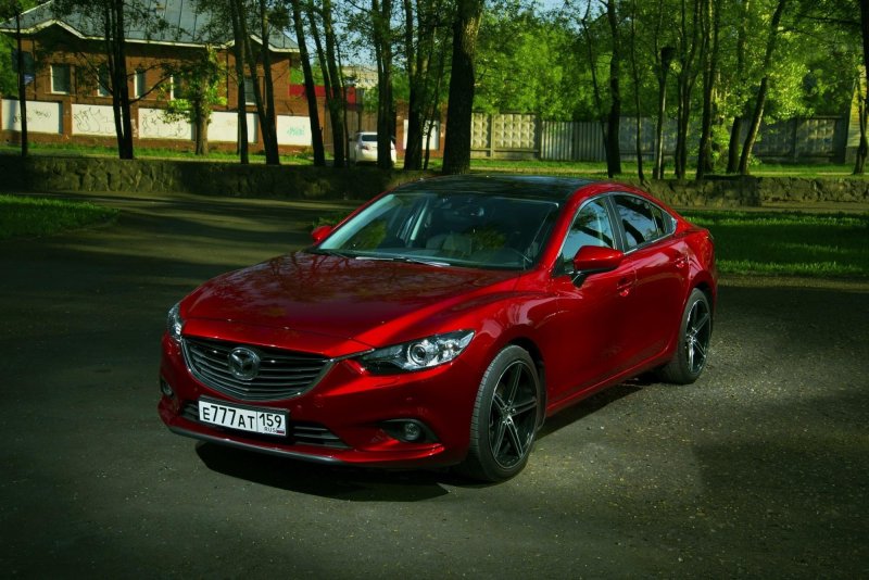 Mazda 6 новая красная