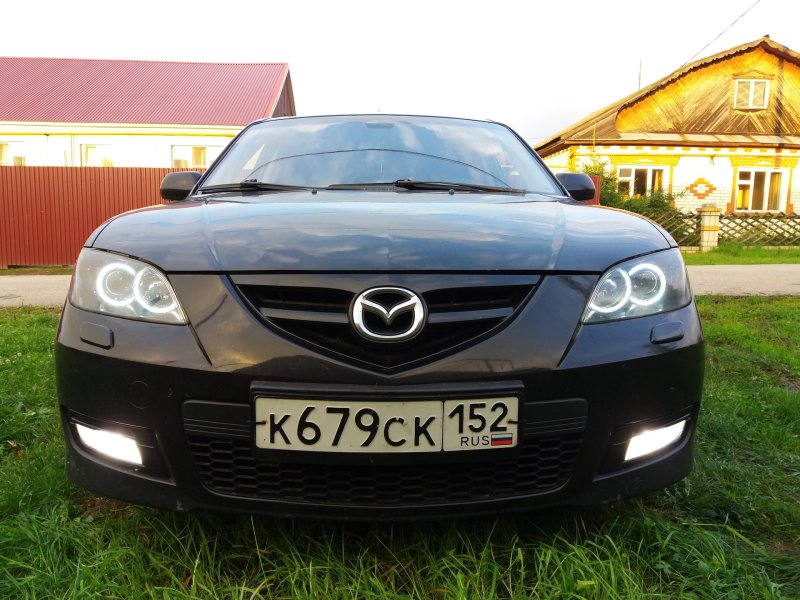 Mazda 3 2008 ангельские глазки