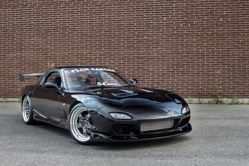 Mazda rx7 черная