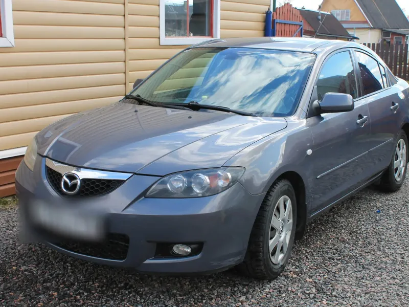 Mazda 3 2008 зеленая