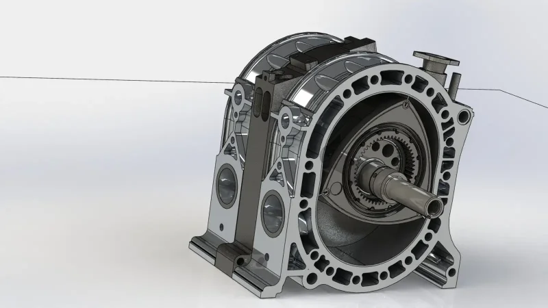 Роторно-поршневой двигатель Ванкеля