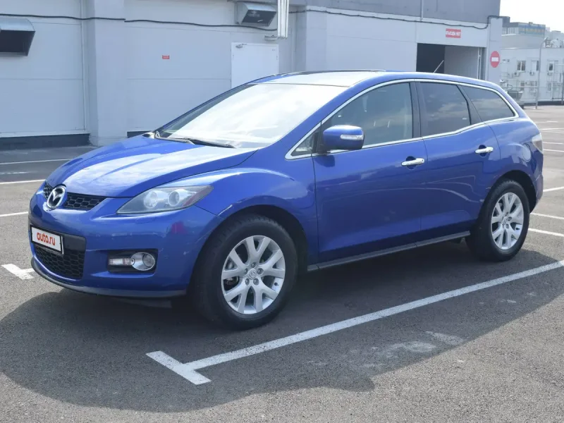 Mazda CX-7 синяя 2008 год