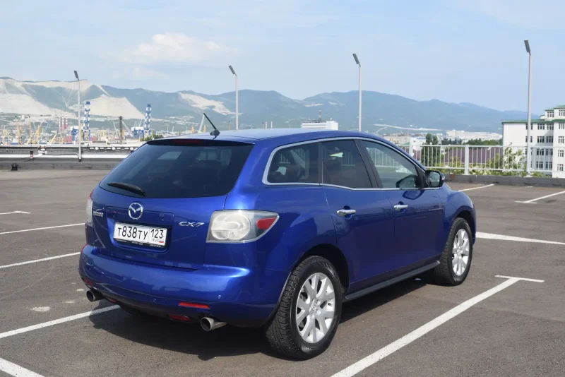 Mazda cx7 синего цвета