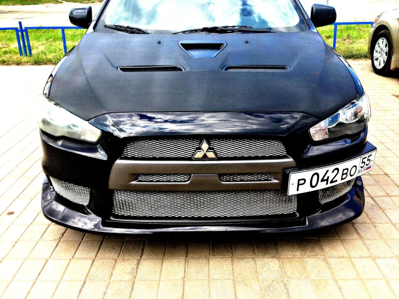 Передний бампер EVO Style Mitsubishi Lancer 10 (2007-2016)