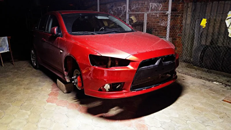 Бампер передний Mitsubishi Lancer 10