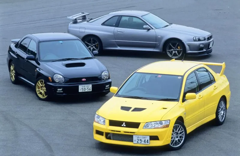 Subaru STI И Mitsubishi Evolution