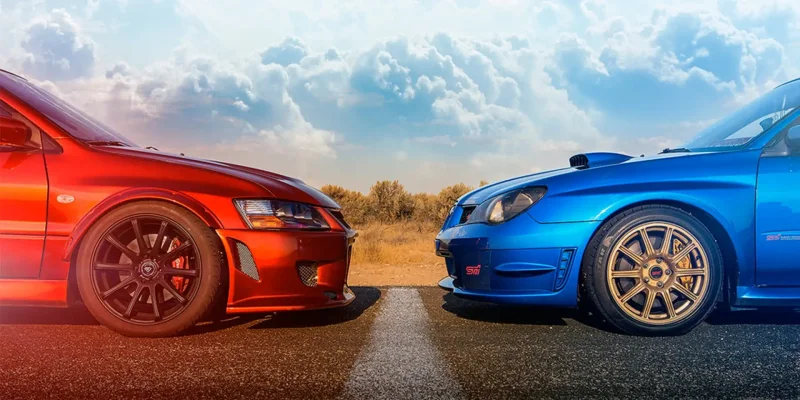 Subaru Impreza WRX STI vs Mitsubishi Lancer Evolution