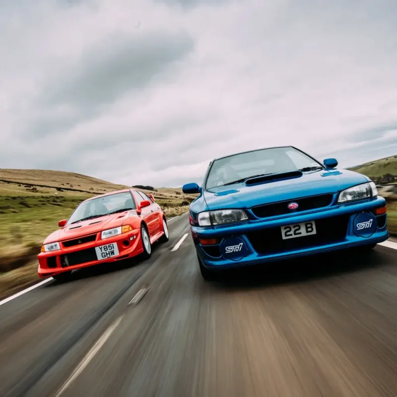 Subaru WRX STI И Mitsubishi Lancer Evolution 2