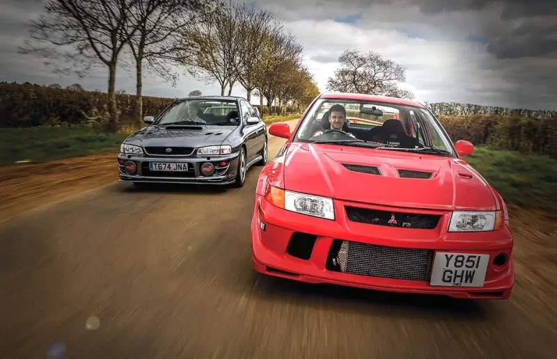 Subaru WRX STI И Mitsubishi Lancer Evolution