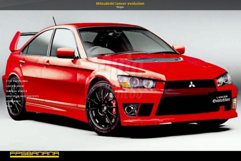 Mitsubishi Lancer Evolution 10 Форсаж