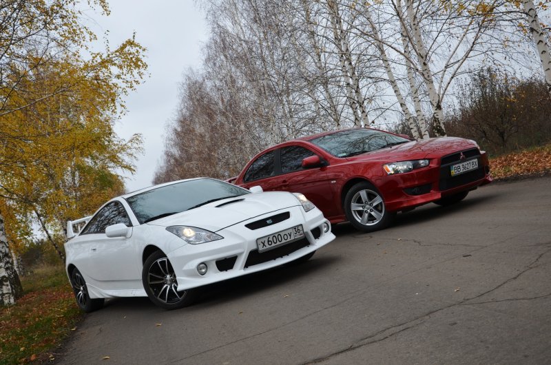Toyota Celica и Mazda RX-8