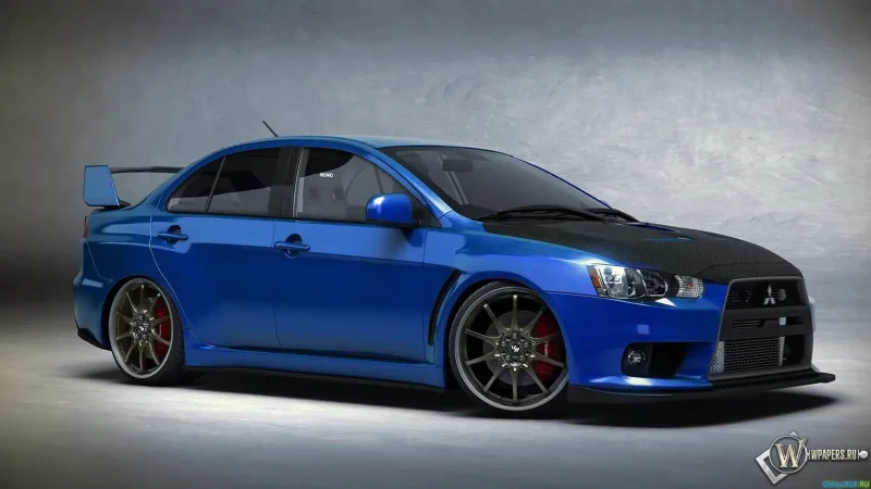 Mitsubishi Lancer Evolution 8 Blue