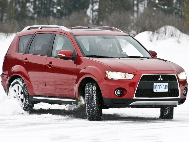 Mitsubishi Outlander 2011 синий