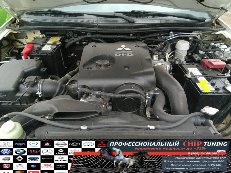 Mitsubishi Pajero Sport 3 под капотом