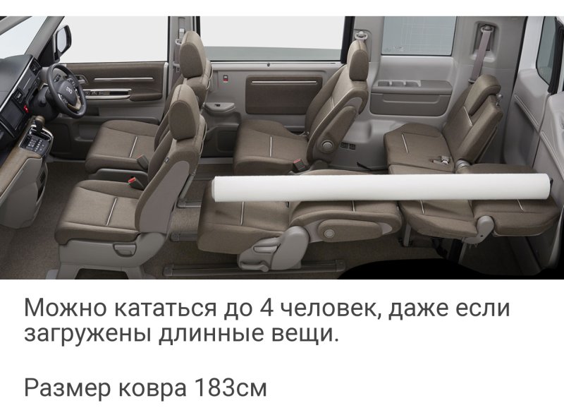 Honda Stepwgn 2015 салон