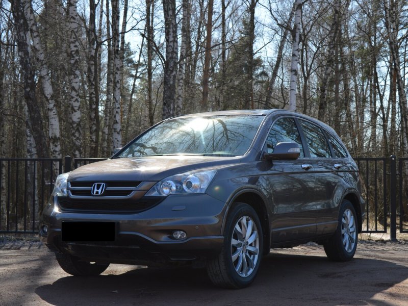 Honda CR-V 2008 красная