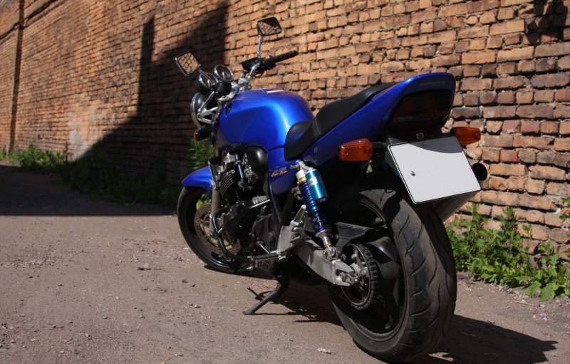 Honda CB 400 super four синяя