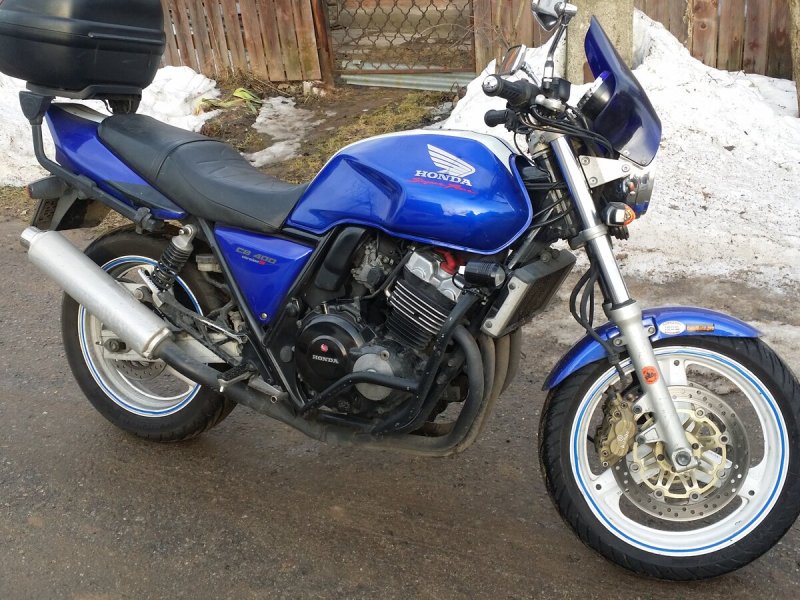Honda CB 400 синий