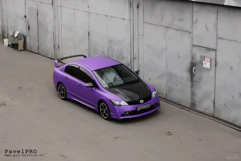 Honda Civic 4 d фиолетовый