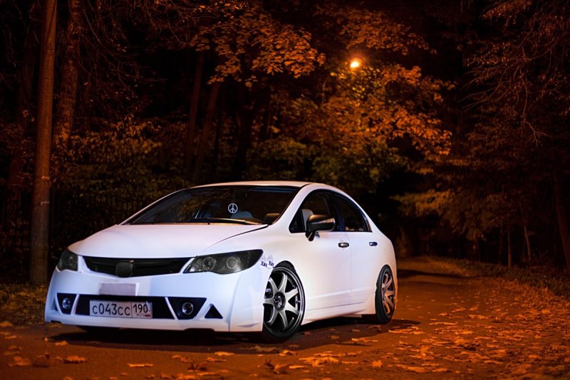 Honda Civic Mugen белая