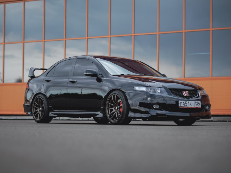 Honda Accord 2008 Tuning белый