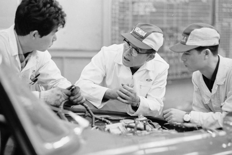 Первая работа Соичиро Хонда