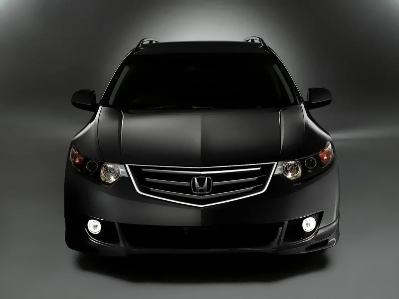 Honda Accord 2008 рест черный