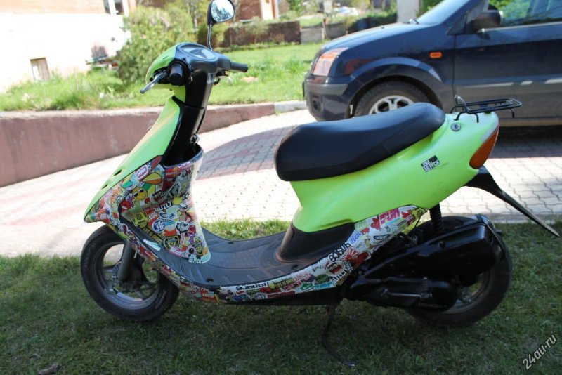 Honda Dio 34 зеленая