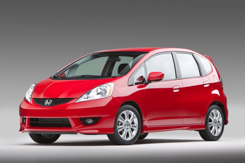 Honda Fit. 2011 Красный