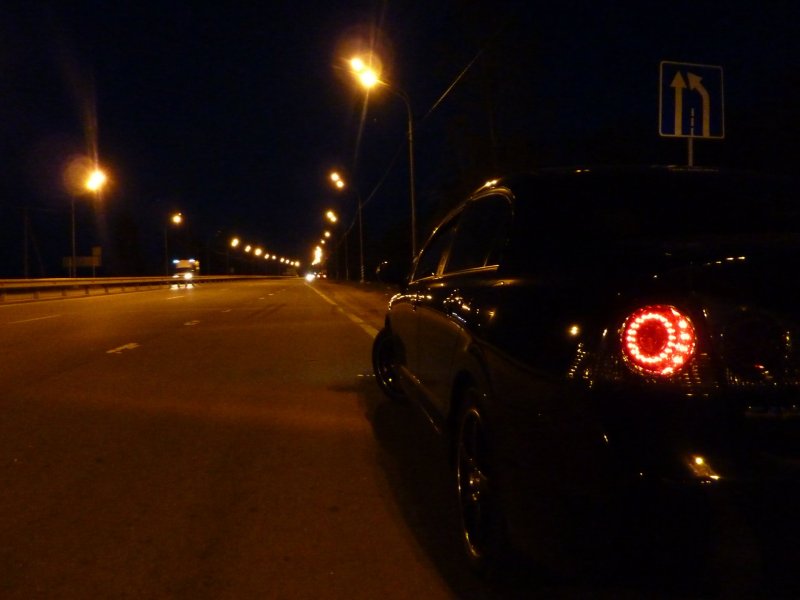 Honda Civic в темноте
