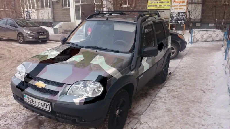 Нива Шевроле Раптор камуфляж
