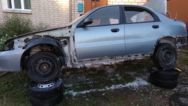 Днище Дэу Нексия