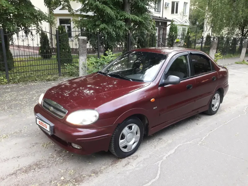 Шевроле Ланос 2008 вишневый
