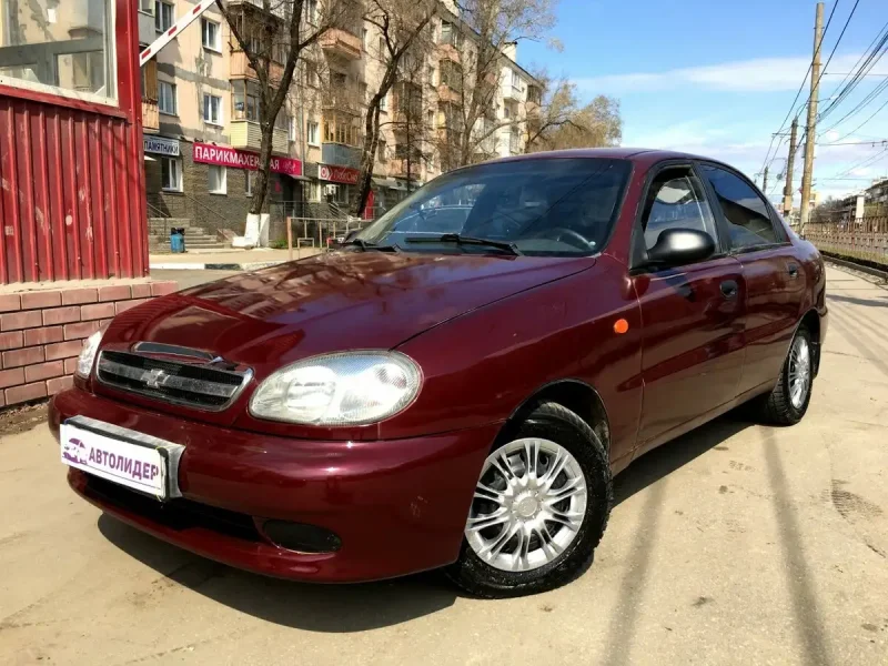 Шевроле Ланос 2006 красный