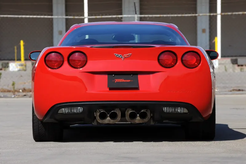 Chevrolet Corvette c6 красный гоночный