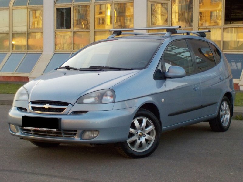 Шевроле Реззо 2008 черная