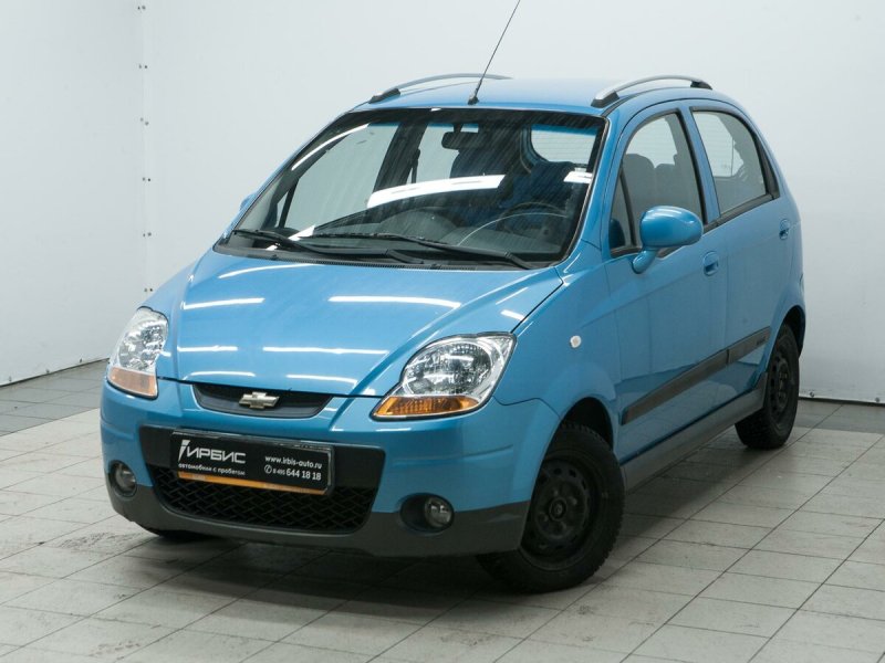 Шевроле Спарк 2007 голубой