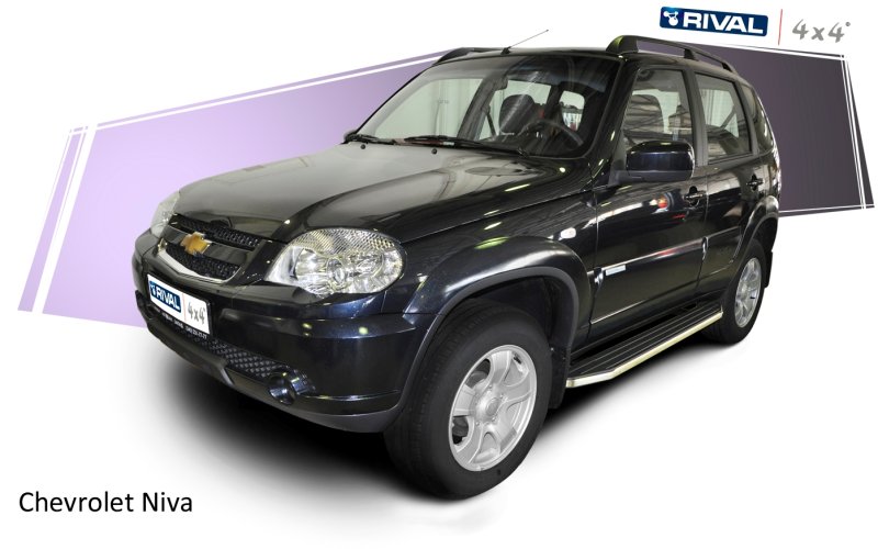Пороги труба с проступью d76 для Mitsubishi Pajero Sport (2008-2015)