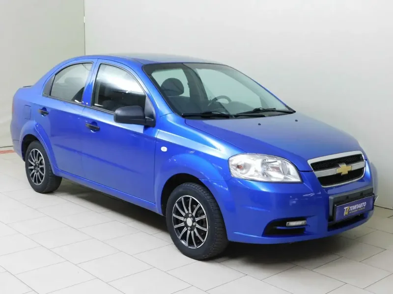 Chevrolet Aveo t250 седан синий цвет