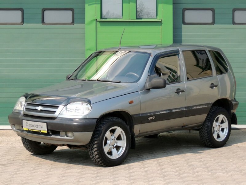 Шевроле Нива 2007 серый