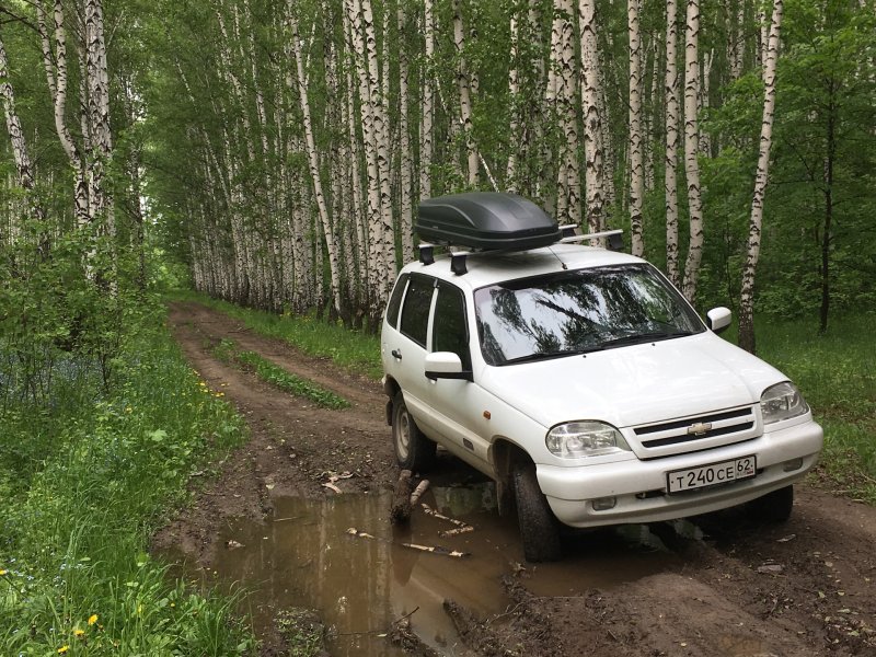 Нива Шевроле 2005 сзади