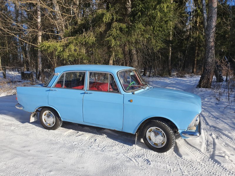 Москвич 412 синий
