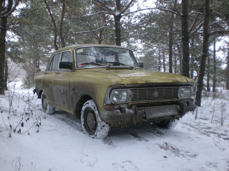 Москвич 412 ИЖ зимой