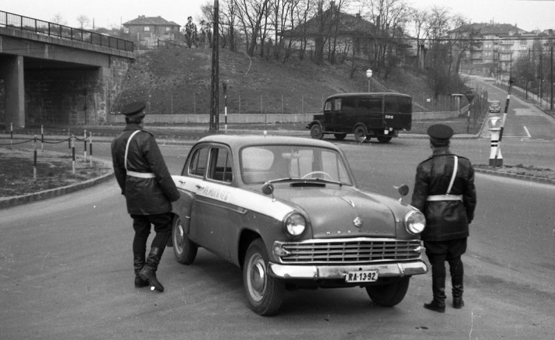 Москвич 403 полиция Венгрии