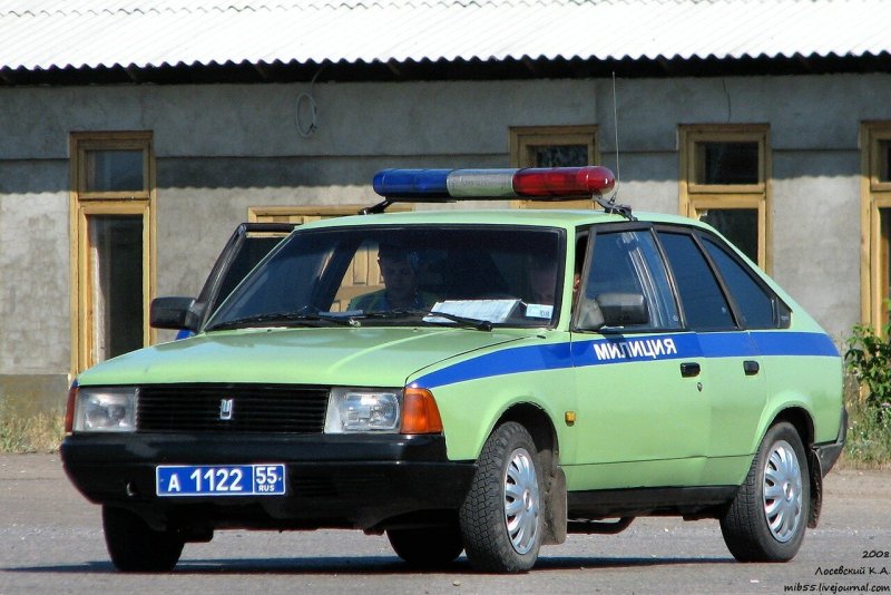 Москвич 2141 Святогор милиция