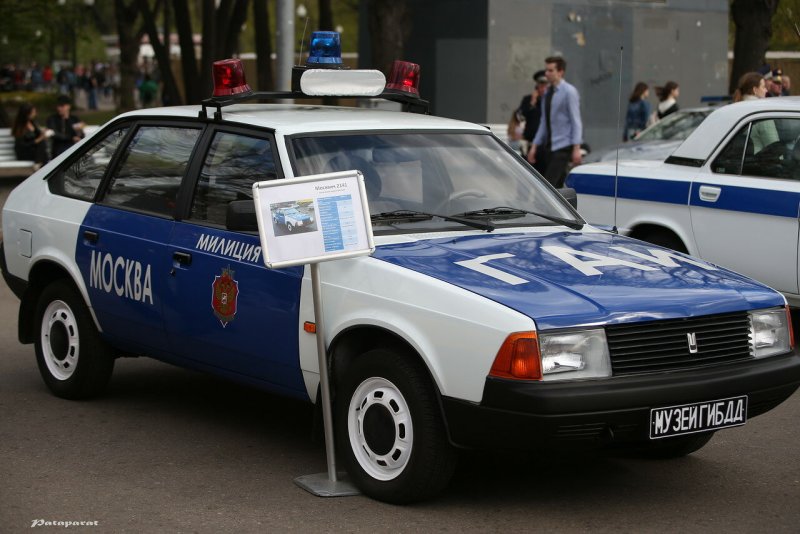 Милицейский Москвич 2141