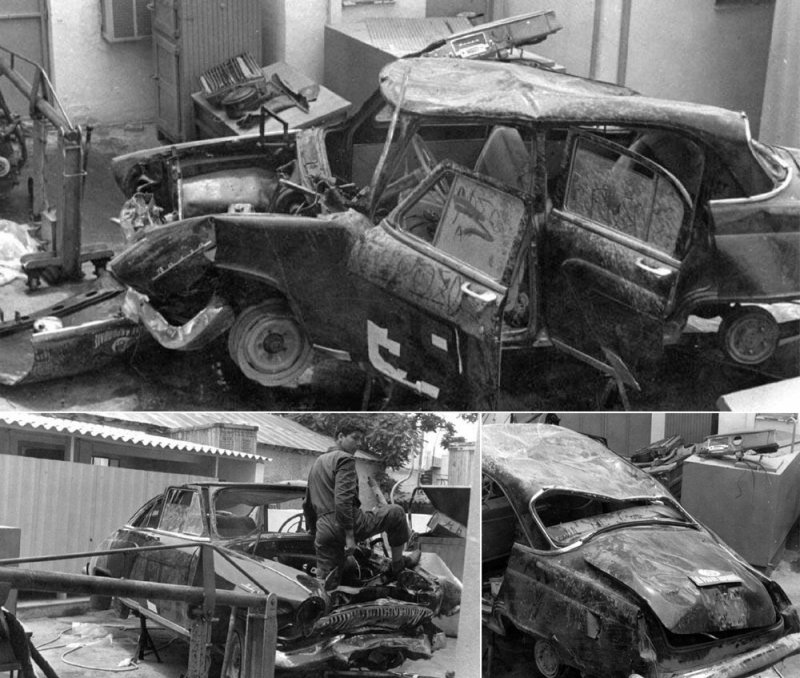 Москвич 2141 Цоя после аварии